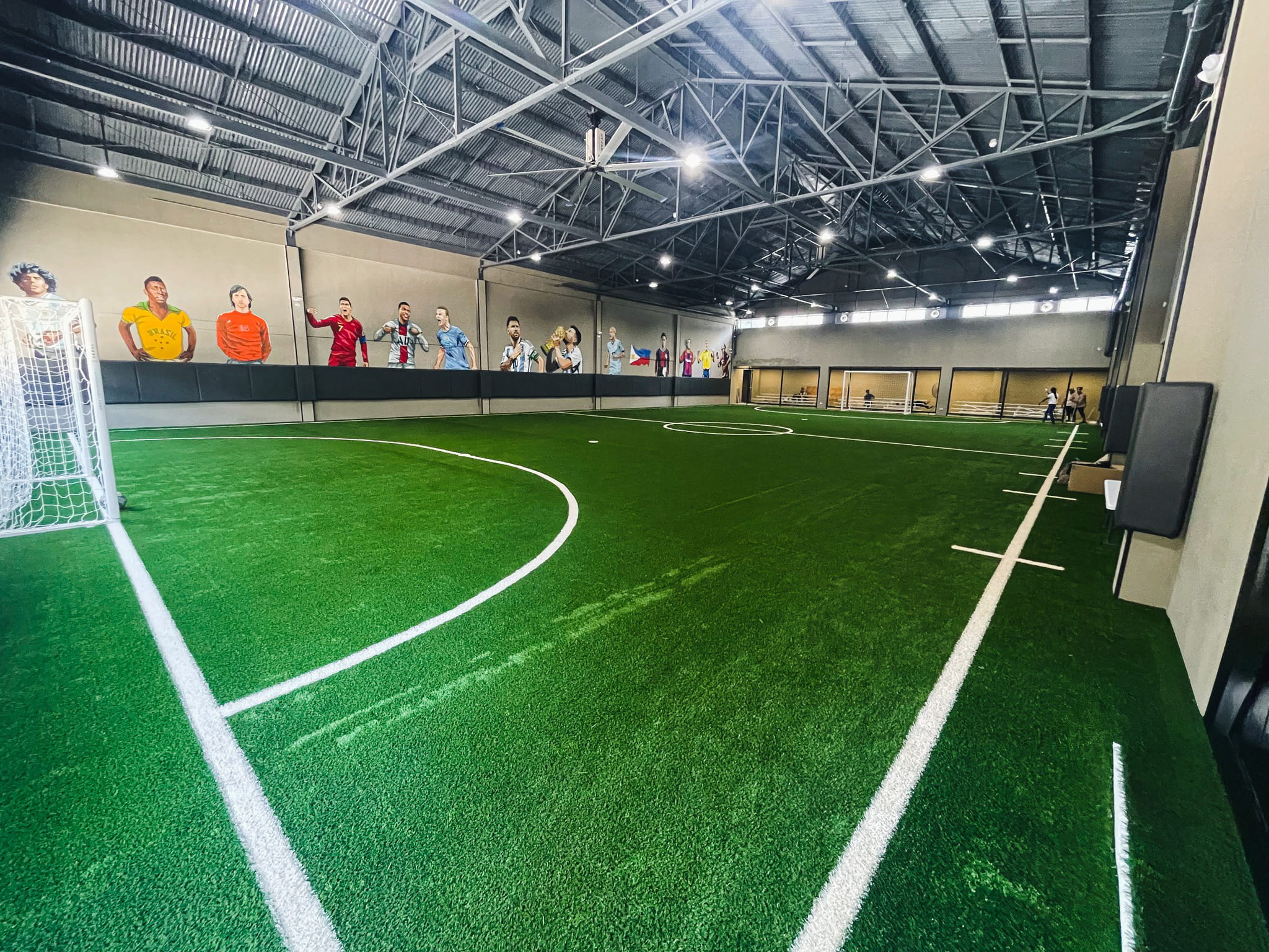 Indoor football at Studio 300 Makati