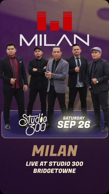 LIVE at Studio300 Bridgetowne! We’re welcoming Milan Band to the Studio300 stage for the very first time! Come for dinner, grab your favo…