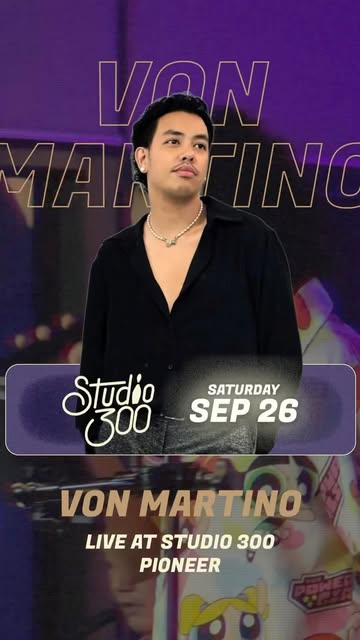 A familiar favorite is back at Studio300 Pioneer! We always love having Von Martino on our stage, and we know you do too. ❤️‍🔥 Come dine…